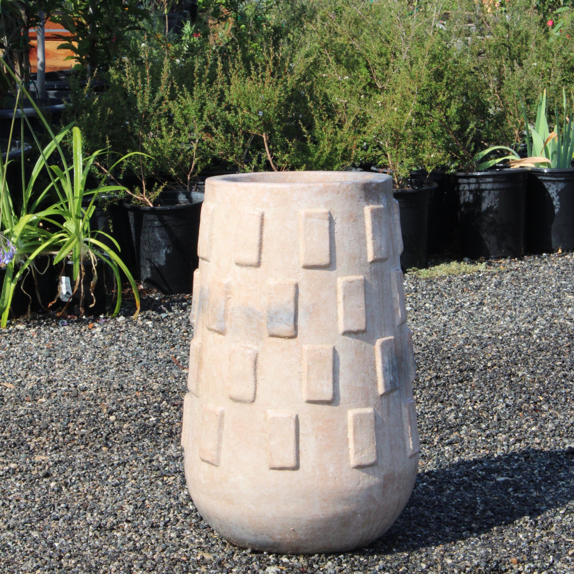 Elegant Cream Terracotta Pot