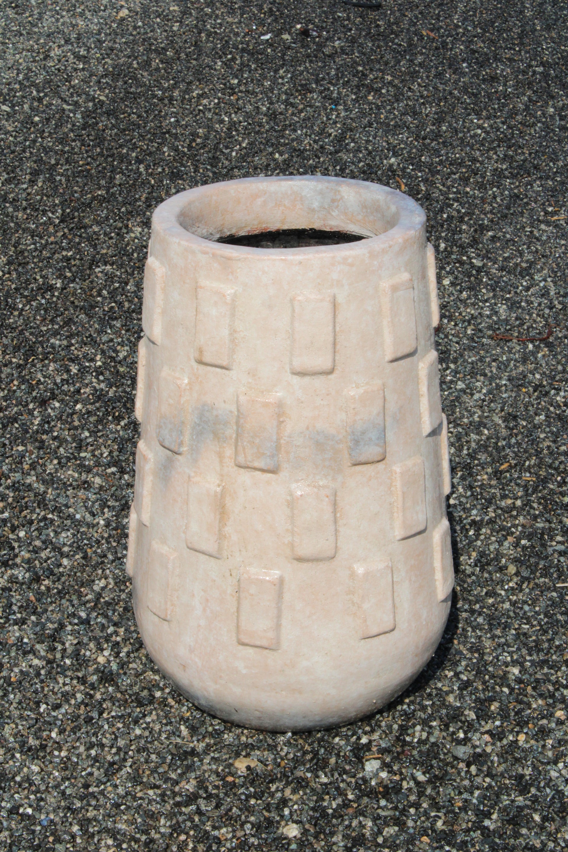 Elegant Cream Terracotta Pot